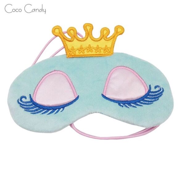🆕Princess Crown Blue Eye Mask - Picture 1 of 4